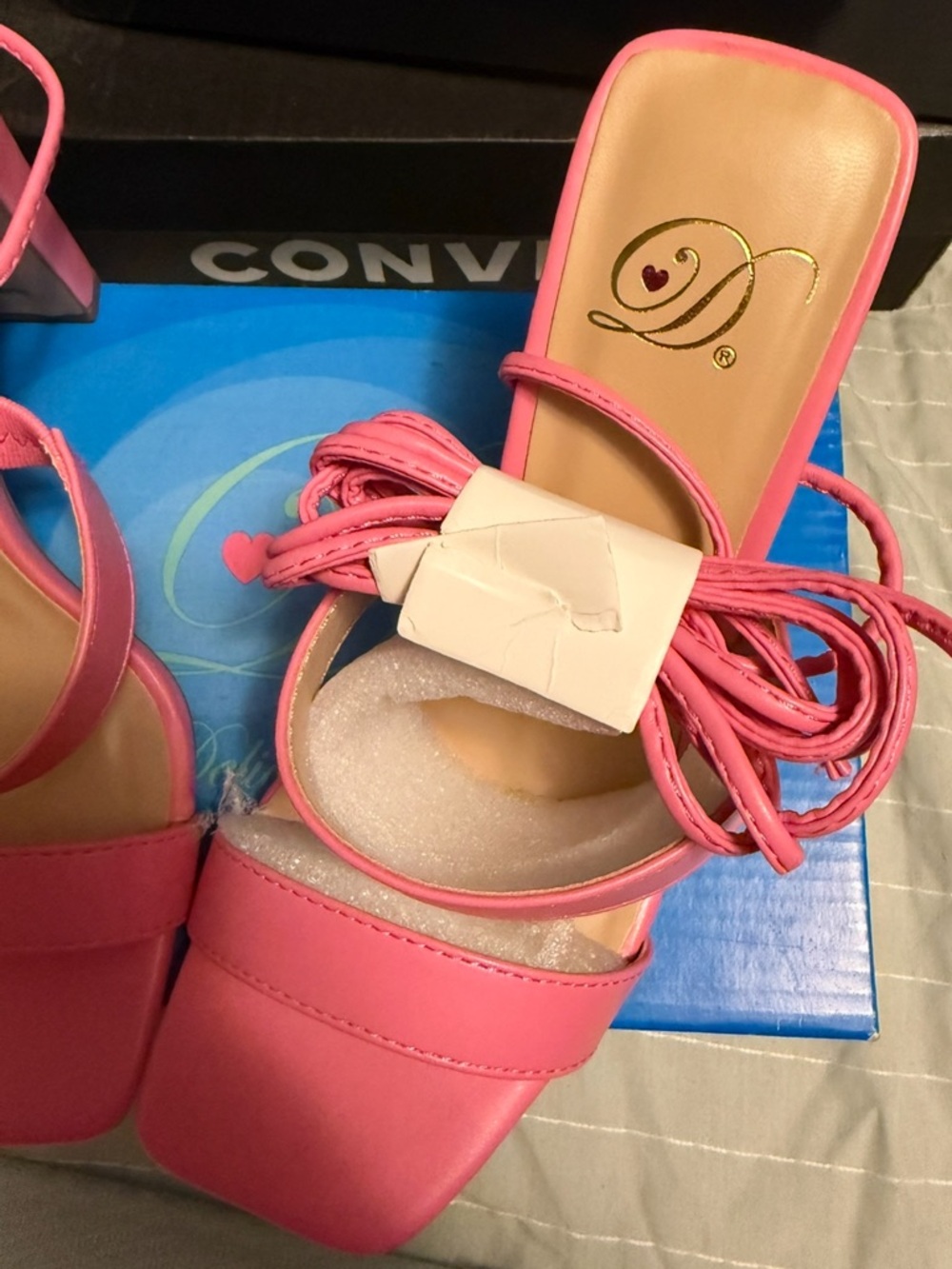 Pink Heel Sandals - Picture 3 of 4